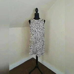 3.1 Phillip Lim Tiered Ruffle Mini Dress Cheetah Print Cotton Jersey Size S